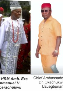 Chief Ambassador Dr. Okechukwu Uzuegbunam: A Champion of Igbo Culture and Youth Development