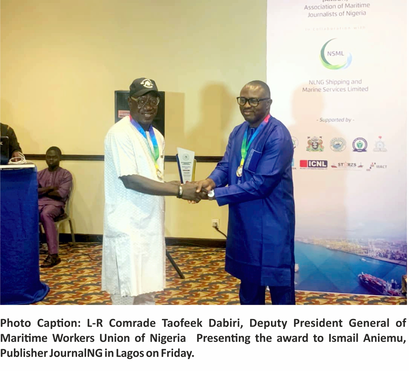 JournalNG Outshines Others,Bags Best Maritime Magazine Award
