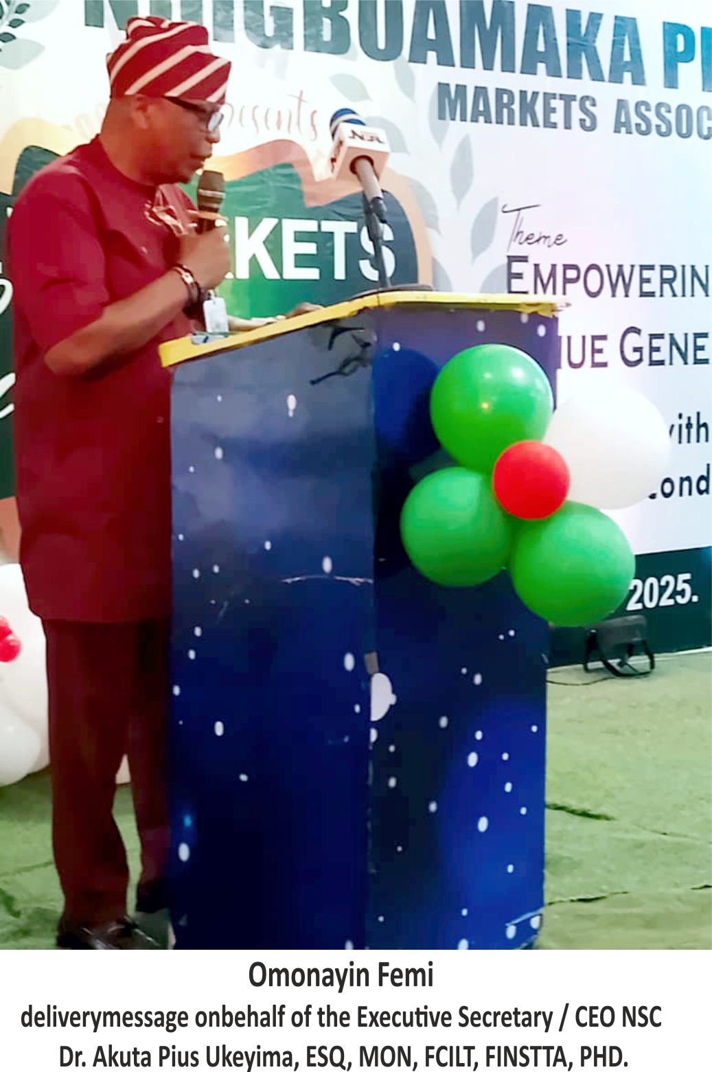 NDIGBOAMAKA PROGRESSIVE MARKETS ASSOCIATION CONFERENCE: Nigerian Shippers’ Council Highlights Role in Facilitating Trade and Empowering Unions