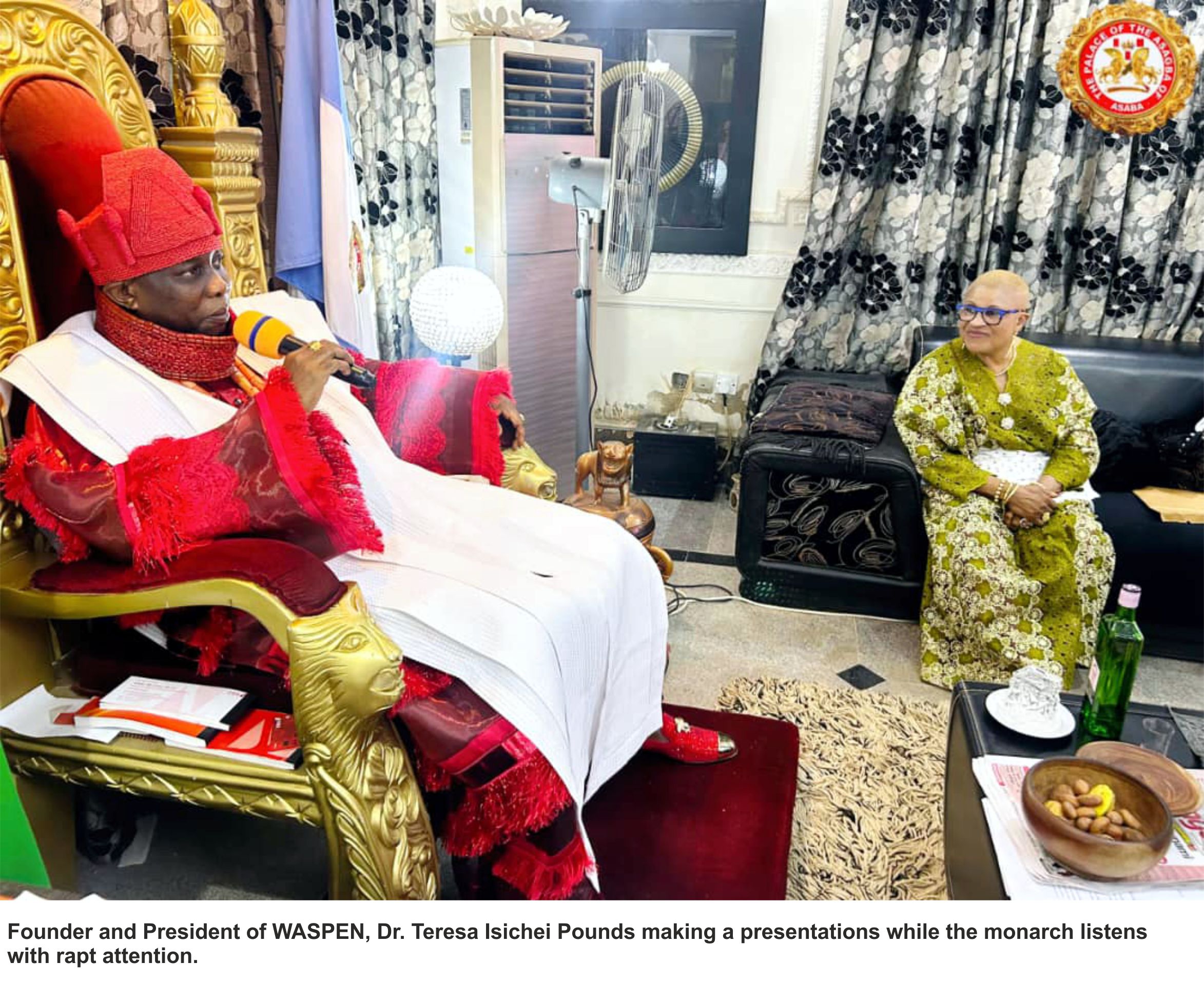 Asaba Monarch Applauds WASPEN’s Boss Over Sustained Efforts On Promotion Of Nutrition Awareness