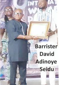 LAW OF PEACE: BARRISTER SEIDU EMBRACES IAWPA MANTLE AS PEACE AMBASSADOR