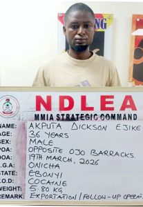 NDLEA SMASHES DRUG SYNDICATE, INTERCEPTS COCAINE, FENTANYL, AND METHAMPHETAMINE