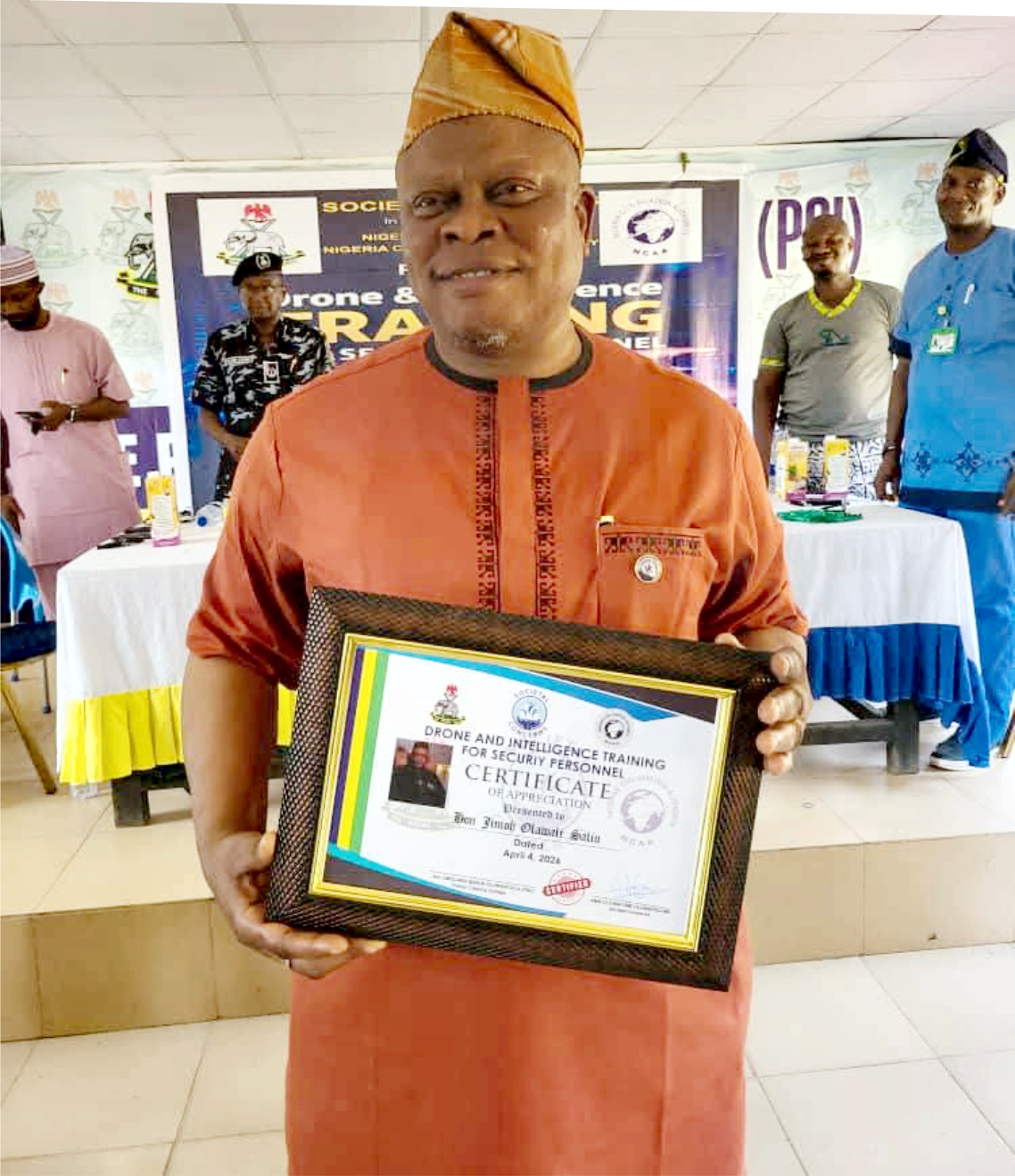 Apapa Iganmu LCDA Boss Hon. Jimoh Attends Drone and Intelligence Training At Police College