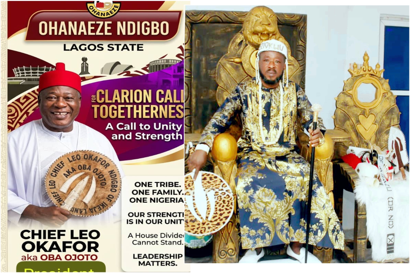 Eze Njoku Congratulates Okafor on Ohanaeze Lagos Victory, Counsels Godly Leadership, Vows Never to Abandon Igbo School and Culture