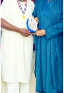 OKEOWO BAGS EXCELLENCE AWARD AT ST. KIZITO 10TH ANNIVERSARY 
