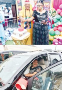A CROWN OF 25 YEARS WEDDING ANNIVERSARY: EZE DR. CHIKA NWOKEDI HONORS DIVINE VOW, PRESENTS CAR TO WIFE AS KINGS AND DIGNITARIES BEAR WITNESS IN LAGOS 