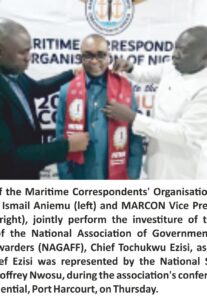 NAGAFF President Ezisi Bags MARCON Freight Forwarder of the Year Award, Become Patron